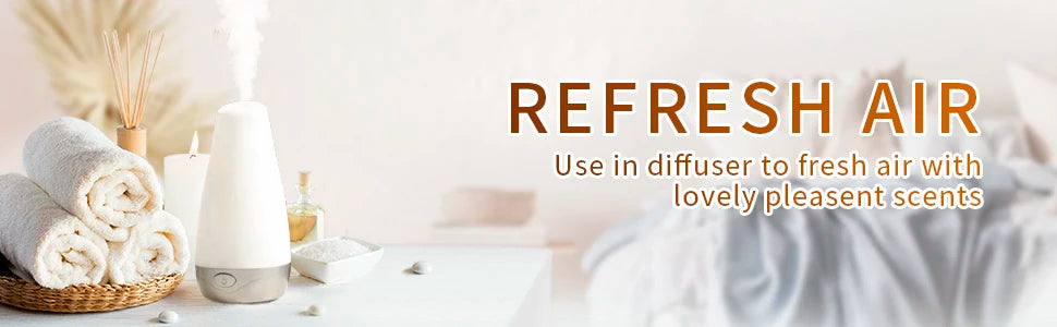 HIQILI Fragrance Oils Set-Nature Theme | TOP 6 Gift Set Use For Aromatherapy,Diffuser,Humidifier,Candles | Car,Home,Hotel,Trave