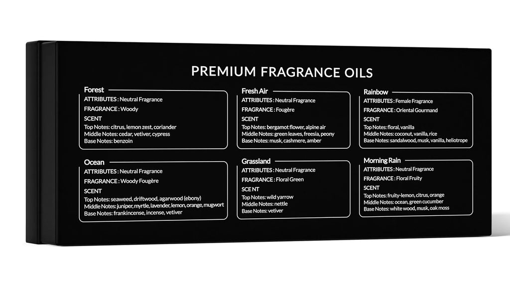 HIQILI Fragrance Oils Set-Nature Theme | TOP 6 Gift Set Use For Aromatherapy,Diffuser,Humidifier,Candles | Car,Home,Hotel,Trave