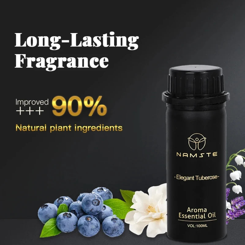 NAMTSE 100ML Perfume Fragrance Oil Set Room Aromatherapy Home Air Freshener Electric Aromatic Oasis Essential Oil Air Purifier